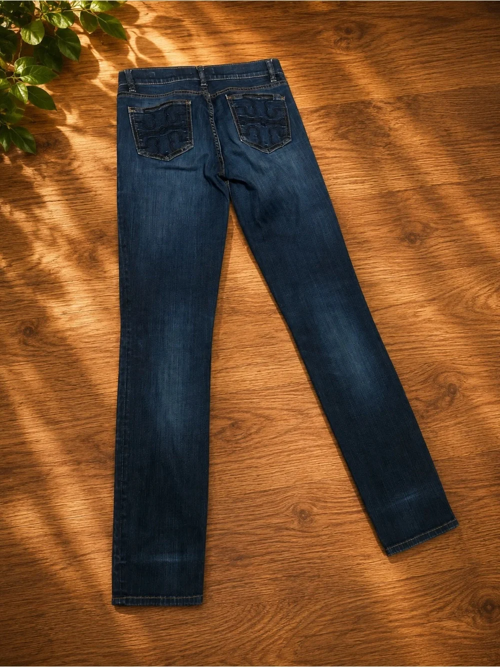 Tory Burch Dark Blue Skinny Jeans